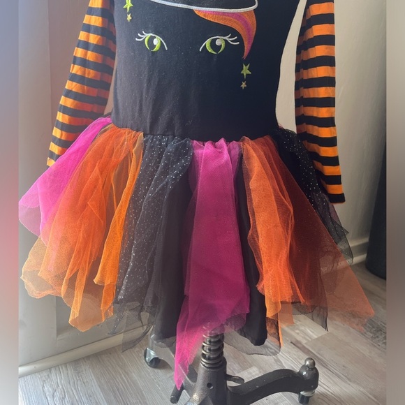 Size 5 fall/pumpkin/halloween unicorn dress and pants SHIPS SAME DAY - Picture 4 of 8